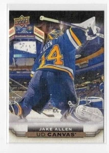 Jake Allen 15-16 Upper Deck Series 1 UD Canvas #C77 St. Louis Blues - Imagen 1 de 1
