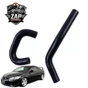 ZAP For K Swap / Acura RSX & Type-S 2.0L 02-06Black Silicone Oil Cooler Hose - Picture 1 of 7