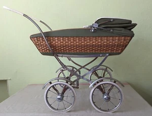 Alter Vintage Puppenwagen, Kinderwagen für Puppen, DDR, 1960er, 1960-1969 - Bild 1 von 15