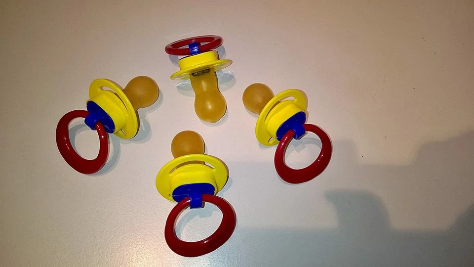 4 Stück Beruhigungssauger Nuckel Schnuller Sauger Latex Kirschform Sunnybaby