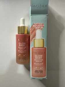 Pacifica Glow Baby Booster Serum - Glykolsäure, Vitamin C, 1 Unze volle Größe NEU - Bild 1 von 2