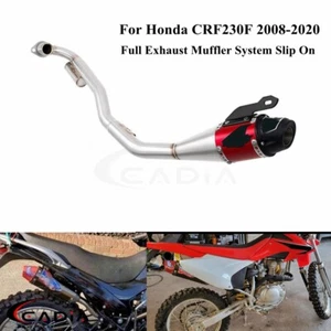 Complete Muffler Exhaust System Slip-on Pipe For Honda CRF230F 2008-2020 2016 - Picture 1 of 9