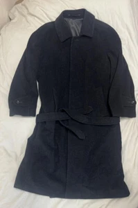 Herren Wintermantel lang schwarz /anthrazit (nur einmal getragen / Neuwertig) 50 - Bild 1 von 5