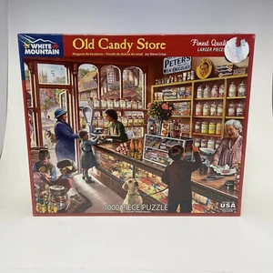 NEW & SEALED - OLD CANDY STORE 1000 PIECE 24x30" JIGSAW PUZZLE WHITE MOUNTAIN - Picture 1 of 6