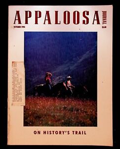 VINTAGE Appaloosa Journal Magazine October 1994 Horses Stallion Breed Lolo Trail