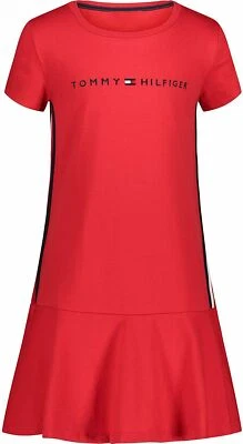 VESTIDO ROJO VERANO NIÑA TOMMY HILFIGER TALLA MEDIANA (8-10) Foto 1 de 4