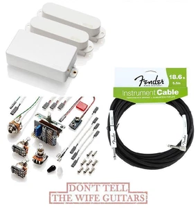 EMG S / S / 85 WHITE HSS HUMBUCKER & 2 SINGLE COIL PICKUP SET ( FENDER 18FT ) - Bild 1 von 1
