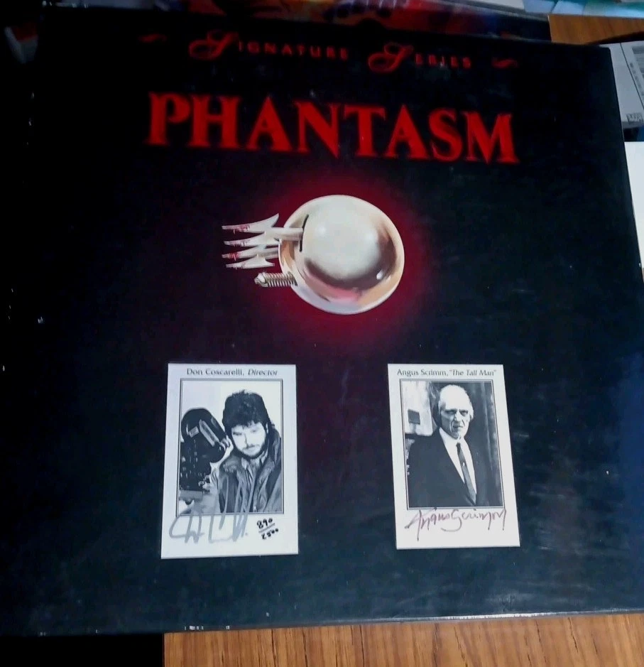 Phantasm Signature Series, Laser Disc, Signed By Coscarelli & Angus Scrimm No Cd - Image 1 of 4