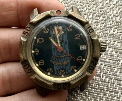 Watch USSR Vostok Komandirskie Commander Military Soviet Rare Vintage - Image 1 of 4