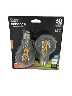 4 Feit 60-Watt Equivalent A15 Dimmable Filament NEW (CG) - Image 1 of 4