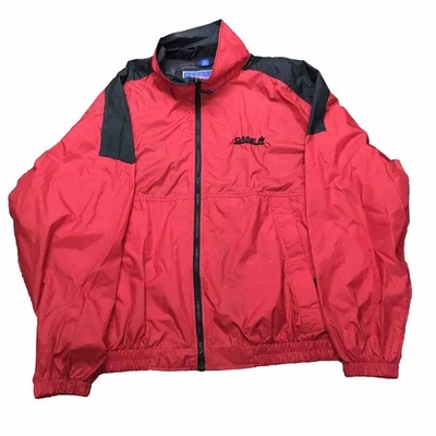 Chaqueta cortavientos Case IH Dunbrooke Sport roja vintage para hombre talla L ¡Envío rápido! Foto 1 de 4