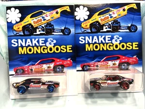 "Custom" Hot Wheels 67 Chevy Summit Camaro Snake and Mongoose Real Riders added - Picture 1 of 15