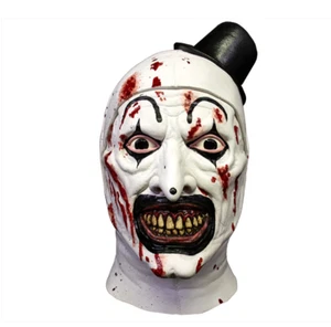 Terrifier Killer Art the Clown Latex Mask Trick or Treat Studios New with Tags - Picture 1 of 3