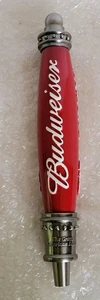 NEU Budweiser Signature Rot & Weiß Bier Zapfhahn Griff Knopf - 12,5" Lager Zapfhahn - Bild 1 von 7