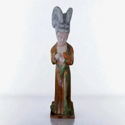 chinoise Tang sancai – terre cuite vernissée 42 cm - Photo 1/4