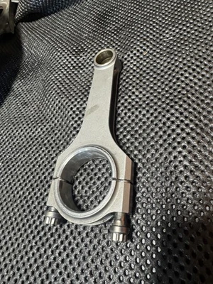 HONDA/ACURA SCAT H-BEAM SINGLE CONNECTING ROD B18A1 B18B1 LS ARP 2000 BOLTS - Image 1 of 4