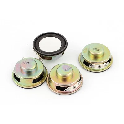Altavoz Mini Imán Interno 3W 40mm Diámetro 4 Ohmios 4 Piezas Foto 1 de 2