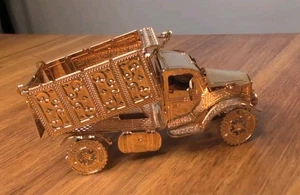 Baldwin Muldenkipper Weihnachtsschmuck, Messing mit 24k Gold Overlay  - Bild 1 von 4