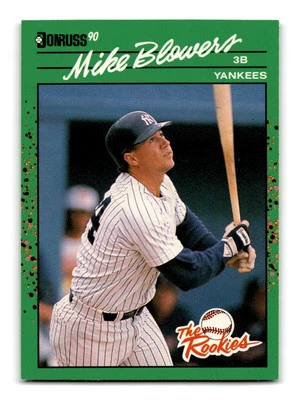 Mike Blowers 1990 Donruss The Rookies #26 New York Yankees NM-MINT - Image 1 of 2