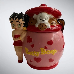 Tarro de galletas Betty Boop Westland numerado 20161/perro/tarro de golosinas "Leer" - Imagen 1 de 8