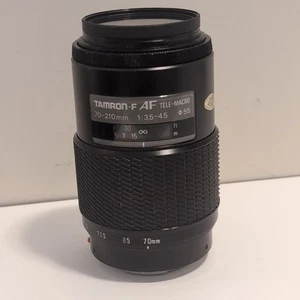 TAMRON-F AF Tele-Macro 70-210mm 1:35-4.5 Camera Lens Canon EF Mount - Picture 1 of 4