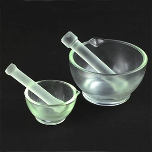 Glassware Borosilicate Mortar Chemistry 60mm-150mm Lab Pestle - Picture 1 of 9