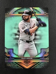 2024 Topps Triple Threads #164 Riley Greene Detroit Tigers Aquamarine /149 - Picture 1 of 2