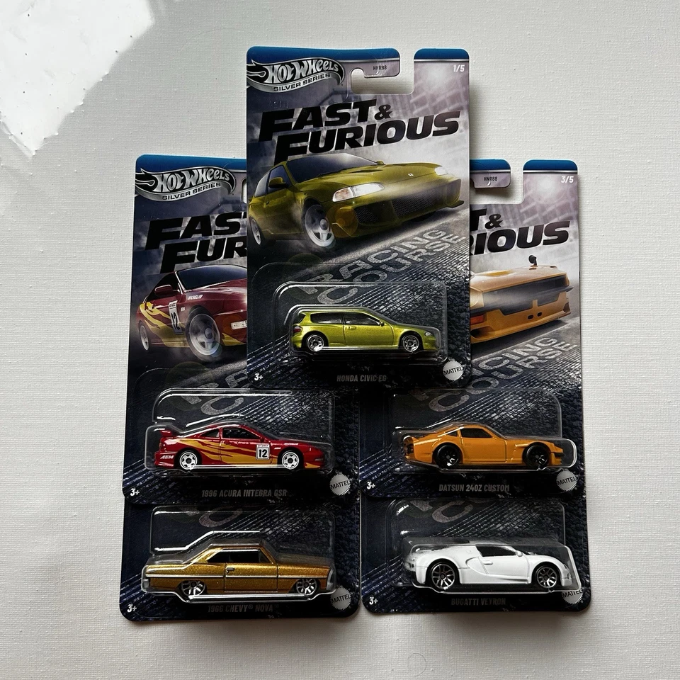 Hot Wheels 2025 - Fast And Furious Racing Course - Full Set Of 5 - Image 1 of 1