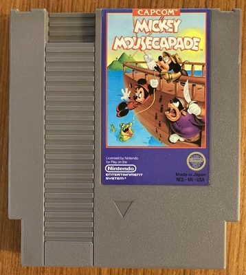 NES * MICKEY MOUSECAPADE * Nintendo 3 Screw NES-MI-USA Game Cartridge Only NTSC - Image 1 of 4