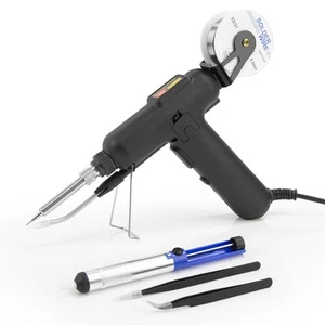 Kit de Soldador, Pistola de Soldadura Eléctrica con Cable 80W con Alambre de Soldadura, Una-ha... - Imagen 1 de 7