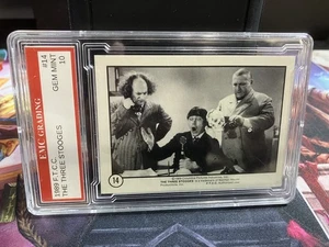 The Three Stooges 1989 TV Show FTCC Card #18 GRADED 10 MINT #14 - Picture 1 of 2