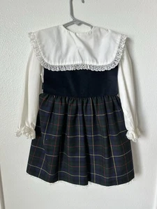 Stewarts Girls Blouse And Pinafore Dress Size 5/6 - Picture 1 of 7