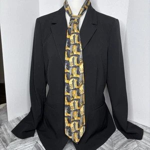 Jerry Garcia Men's Tie Necktie 100% Imported Silk Made in USA Classic Stylish - Picture 1 of 8