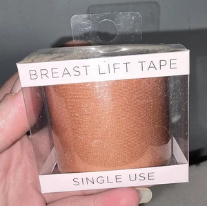 Bruststraffung Tape Boob hellbraun Einweg kupferfarben Go BH Kleid Party - Bild 1 von 3