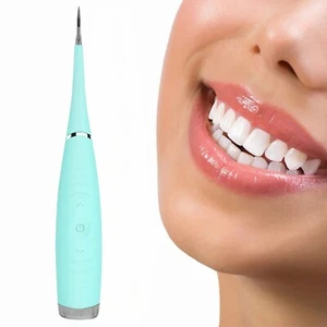 Ultrasonic Sonic Dental Scaler Calculus Plaque Remover Tool Teeth Whiten, Green - Picture 1 of 6