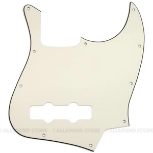 3ply Parchment Pickguard for Fender Standard Jazz Bass USA MIM 4-String - Picture 1 of 1