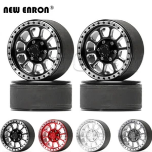 Beadlock RC Wheel Rims 1.9 Alloy for 1/10 Jeep Wrangler SCX10 TRX4 MST RC4WD TF2 - Picture 1 of 20