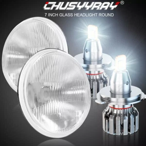 DOT Approved 7" inch Round LED Headlight High-Low Beam for Chevy II/Nova 1969-79 - Foto 1 di 17