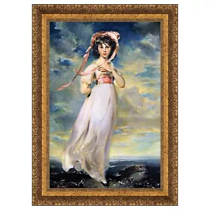 Design Toscano Pinkie gerahmte Leinwand Replik Gemälde: klein - Bild 1 von 1