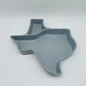 12” Texas Shaped Ceramic Decorative Kitchen Tray Home Decor - Picture 1 of 5