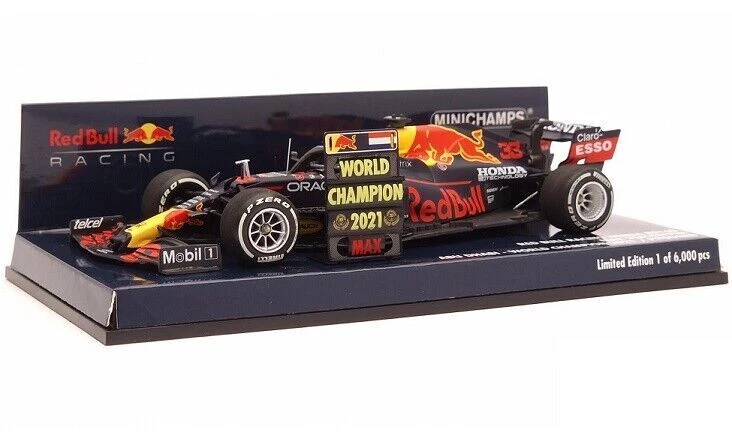 MINICHAMPS 1:43 Red Bull RB16B Honda F1 Sieger GP Abu Dhabi Weltmeister 2021 (410212333)
