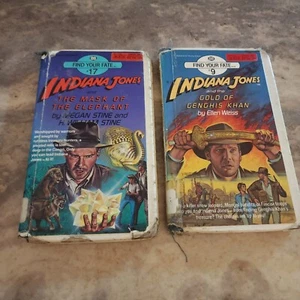 Indiana Jones Find Your Fate 9 & 17 HARDCOVER Mask of the Elephant, & Gold Of Ge - Picture 1 of 19
