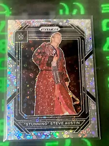 2023 Prizm WWE Undercard “Stunning Steve Austin” Stone Cold Variation Disco SP - Picture 1 of 16