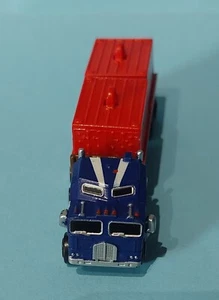 Micro Machines Semi Truck 1990 Cargo Carrier Consolidated Industries Blue/Red - Bild 1 von 5