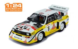 Ixo 24RAL020A 1/24 AUDI SPORT QUATTRO S1 #6 Rallye Monte-Carlo 1986 Modèle Auto
