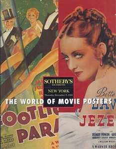 SOTHEBY’S THE WORLD MOVIE POSTERS Auction Catalog 1993 - Imagen 1 de 1