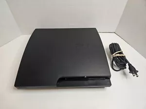 Sony PlayStation 3 PS3 Slim Console 160GB CECH 3001A W/ Power Cord Tested, Clean - Picture 1 of 8