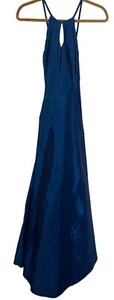 Roberta Teal Blue Gown With Crinoline Size 3/4 Vintage - Picture 1 of 7