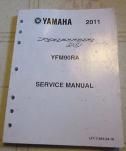 Yamaha Raptor 90 YFM90RA 2011 manual de reparación de servicio ATV - Imagen 1 de 3