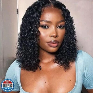 ZRQ Pre looped Micro Brazilian Braids Curly Crochet Hair 10 inch Water Wave C - Picture 1 of 5